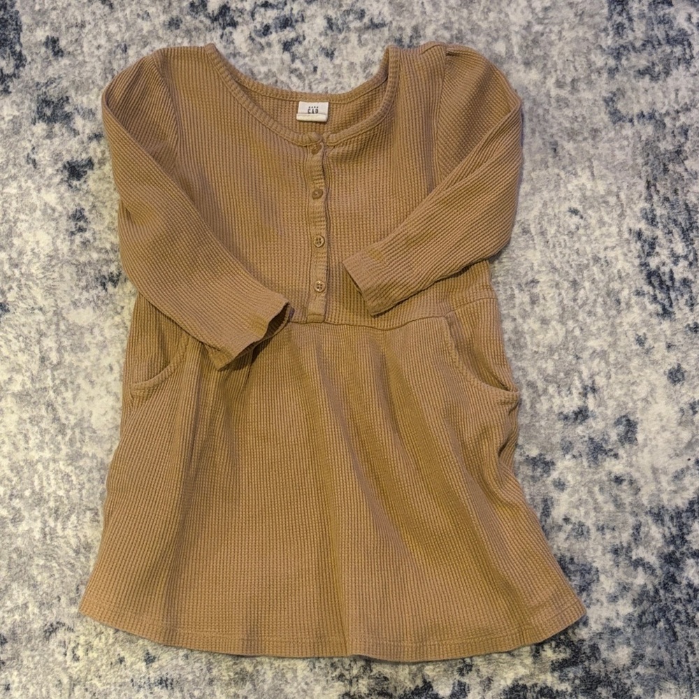 GAP Kids Brown Button Down Dress